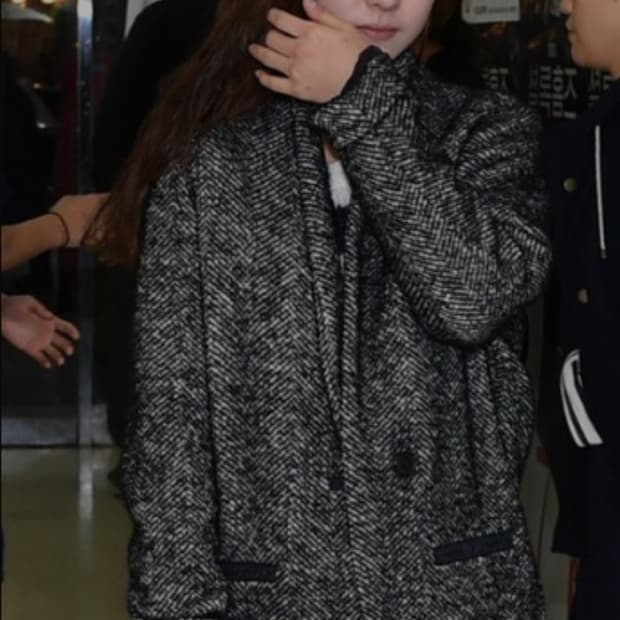 이자벨 마랑 에뚜왈 헤링본 싱글  숏코트