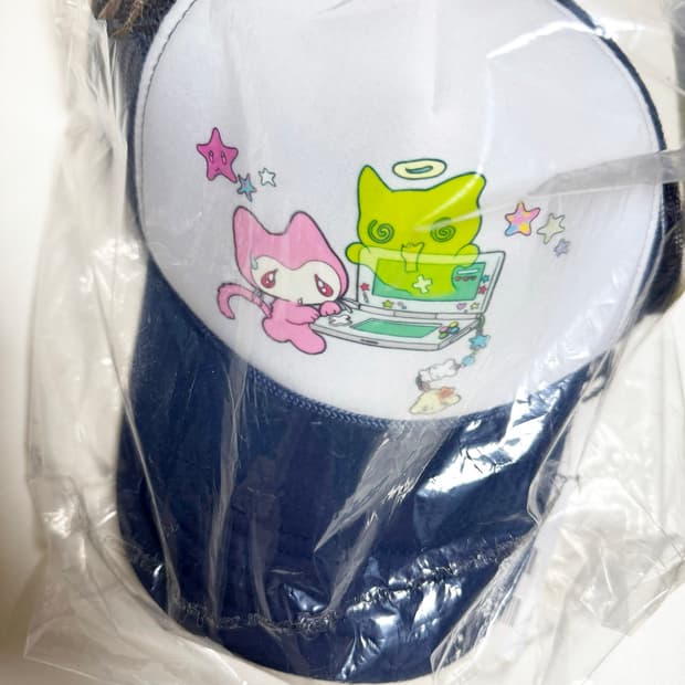 새상품 유민하 캡 모자 볼캡 고양이 뉴진스 해린 yuminha