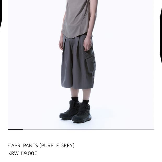 산산기어 CAPRI PANTS [PURPLE GREY] 1