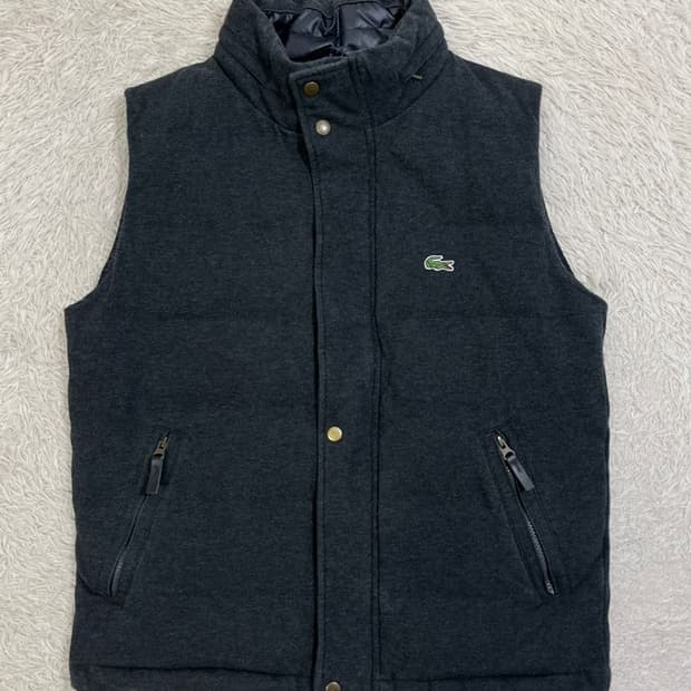 라코스테 다운 패딩 조끼/#157