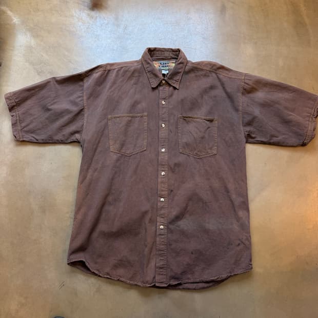 UP TIME 하드 페이딩 반팔 셔츠 L 파키스탄 생산