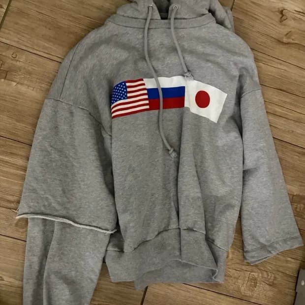 고샤루브친스키 언발란스 후드티 xs