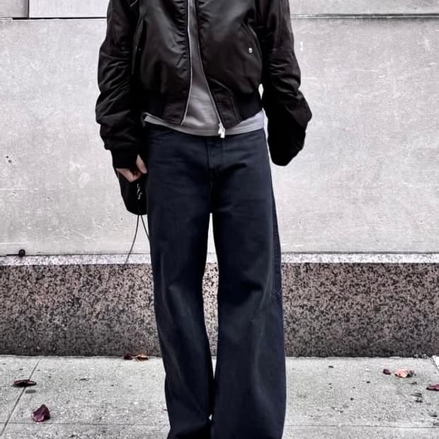 커마웨어 c round bomber 봄버 다크 브라운