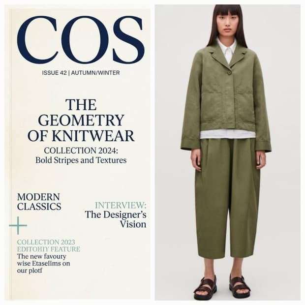 77.COS 코튼 린넨 자켓