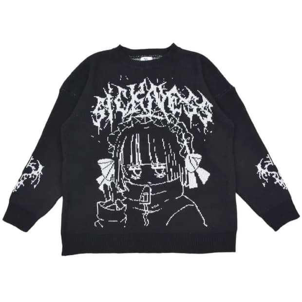 볼칸 아프로디테 volcan aphrodite AZ 긴팔 롱 니트 지뢰계