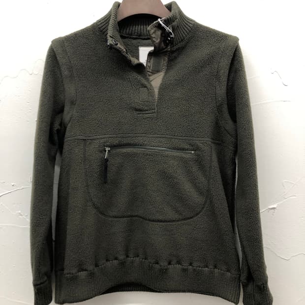 mysty woman 유틸리티 플리스 하프 집업