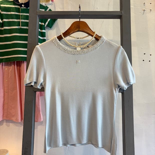 꾸레쥬 레이온반팔