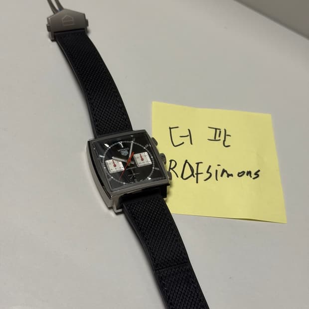 태그호이어 모나코 검판 39mm 러버,7연줄,가죽