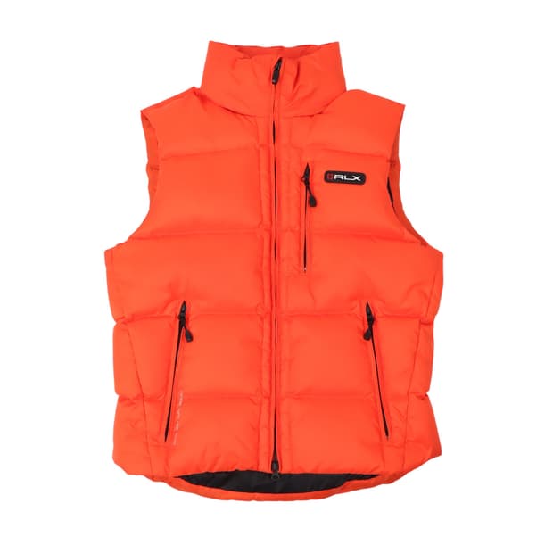 RLX 랄프로렌 오렌지 덕다운 베스트