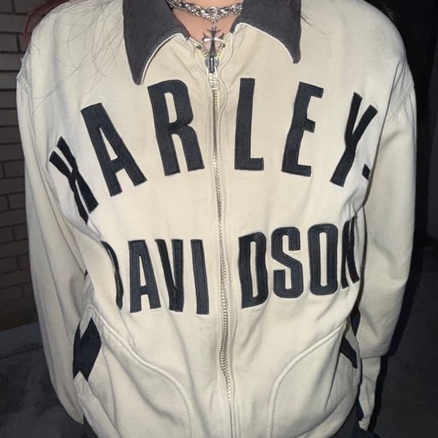 90s 할리 데이비슨 스펠아웃 자켓