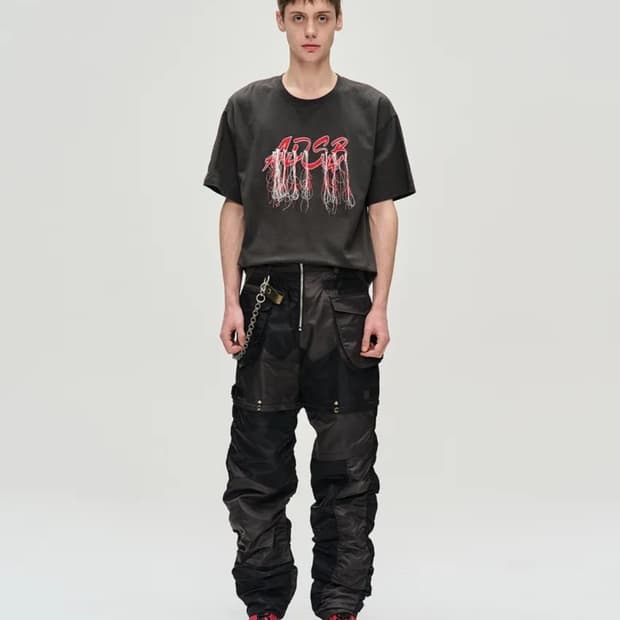 앤더슨벨 디테처블 패치워크 카고팬츠 48사이즈