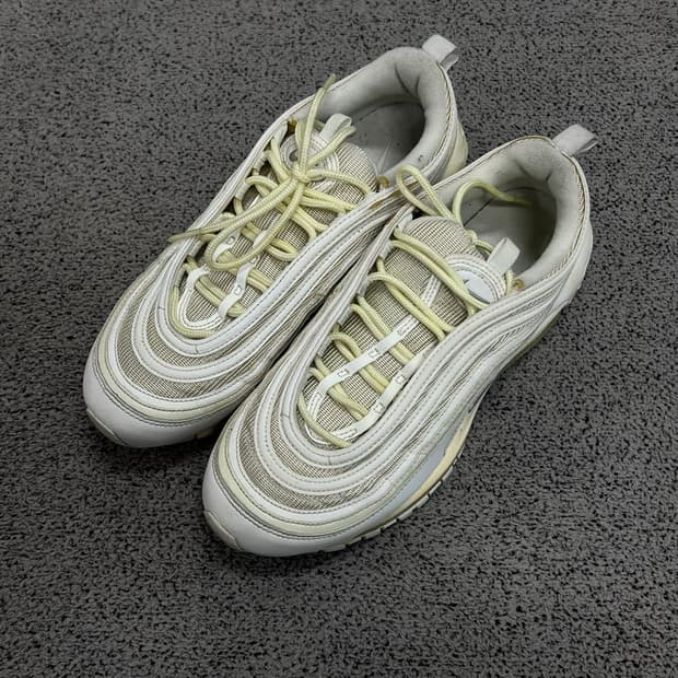 (260) 나이키 에어맥스 97 트리플 화이트 울프 그레이