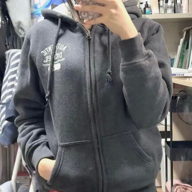 디키즈 양털 후드집업