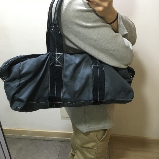 꼼데가르송 스티치 보스턴백