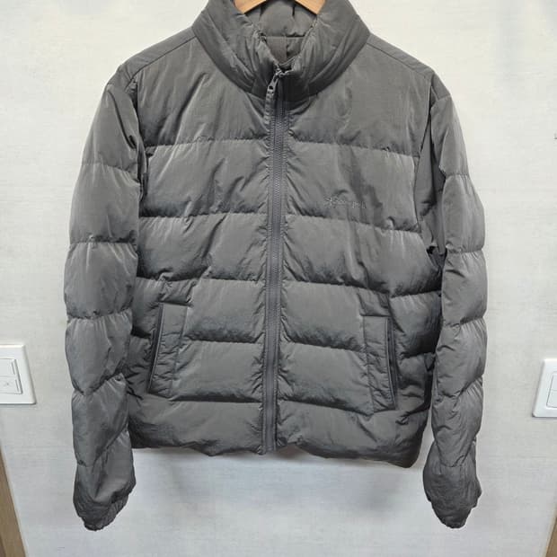 스노우피크 덕다운 실버 그레이 숏패딩 L