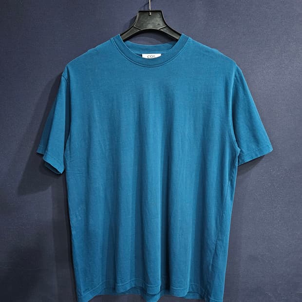 코스 다크블루 남성 오버핏 95~100 반팔티 