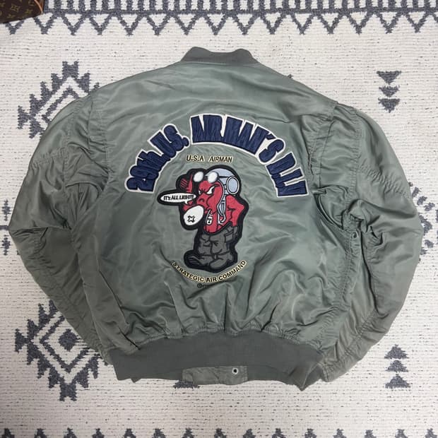 빈티지 테드맨 자수 라이트  ma-1