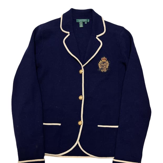 폴로 랄프로렌 네이비 니트 자켓