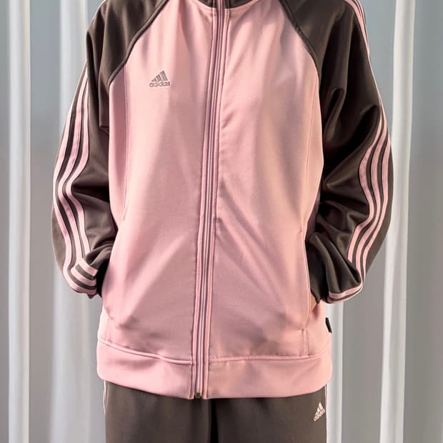 [L]아디다스 JPN 딸기우유 초코 트랙탑 져지 세트