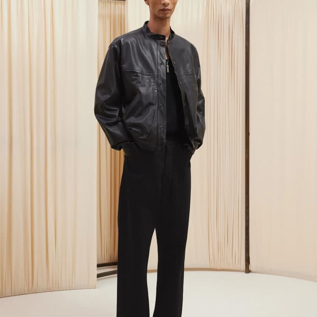 (L) 24ss 르메르 레더 블루종 자켓