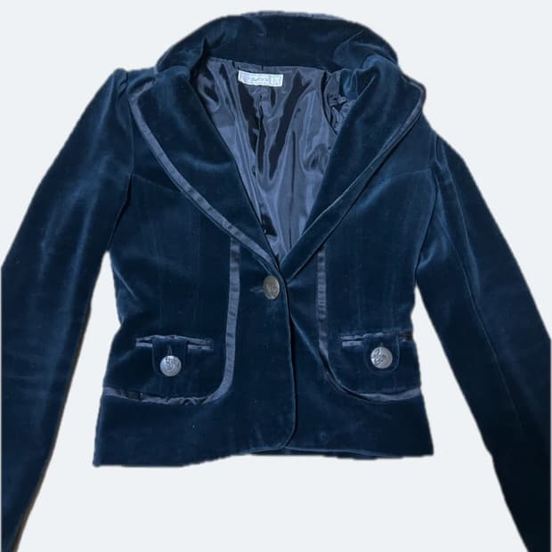 빈티지 벨벳 자켓