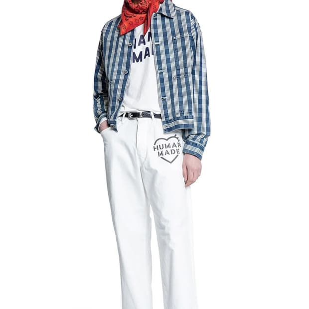 휴먼메이드 워크자켓 인디고 라지사이즈