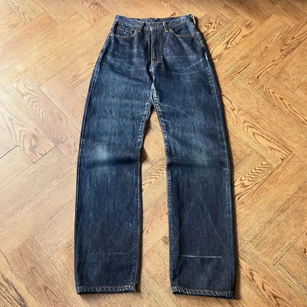 [29]00's 리바이스 W504 재팬메이드 화이트 셀비지 데님 팬츠