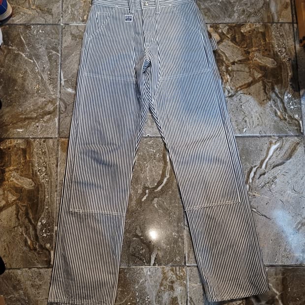 리얼맥코이 히코리 더블니 팬츠 