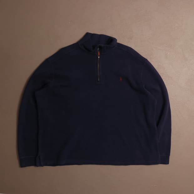폴로 랄프로렌 코튼 반집업 니트 A1410