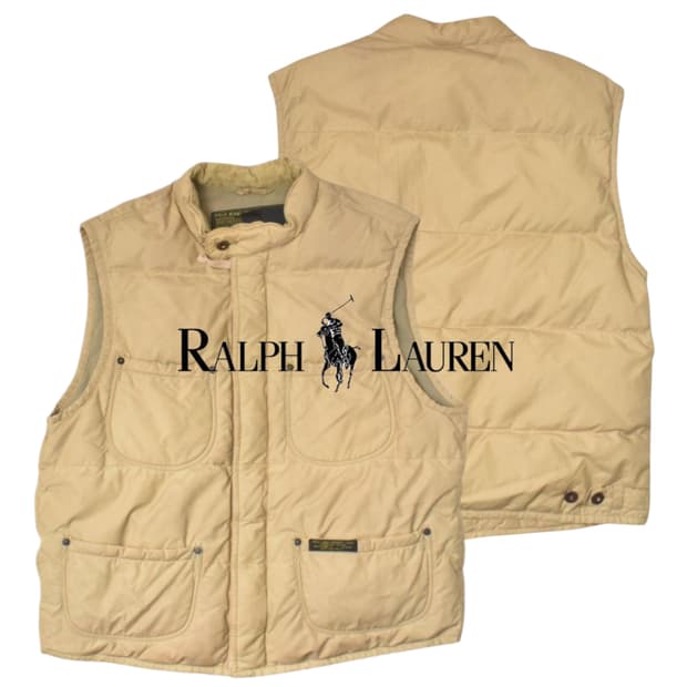 폴로진스코 덕다운  오리털 패딩 조끼 베스트 L