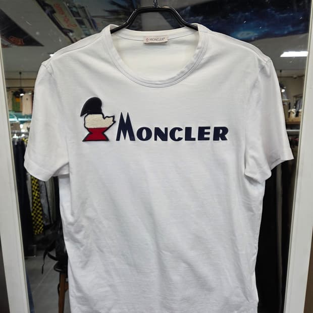 몽클레어 로고 반팔 s