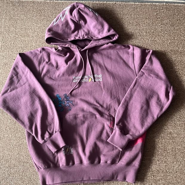 디스이즈네버댓 x 그레이트풀데드 후드 플럼