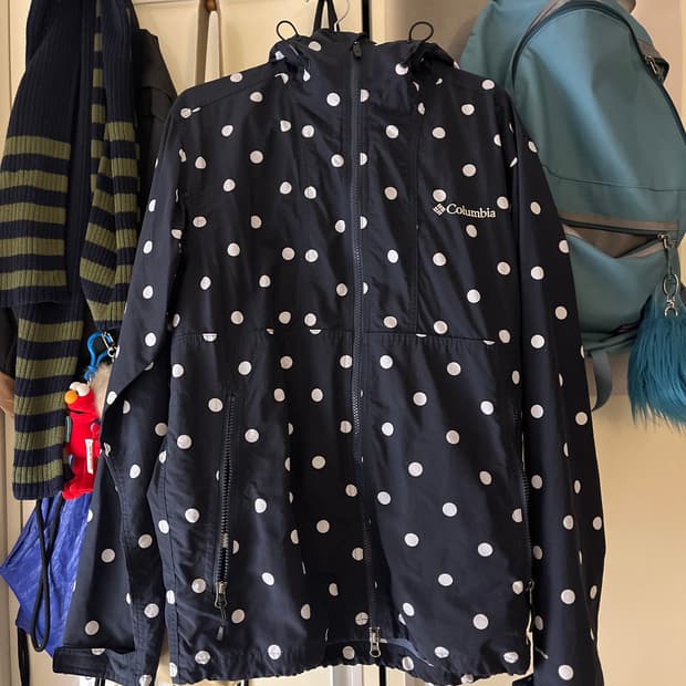 컬럼비아 도트 바람막이 자켓