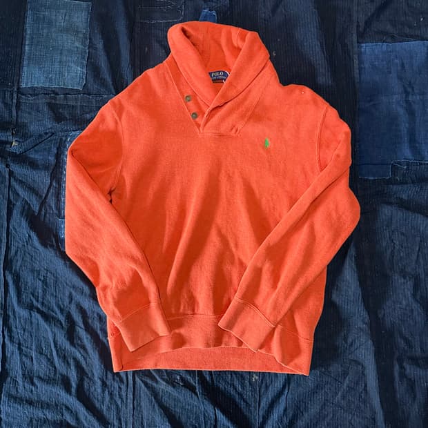 폴로 랄프로렌 숄카라 코튼 니트 L