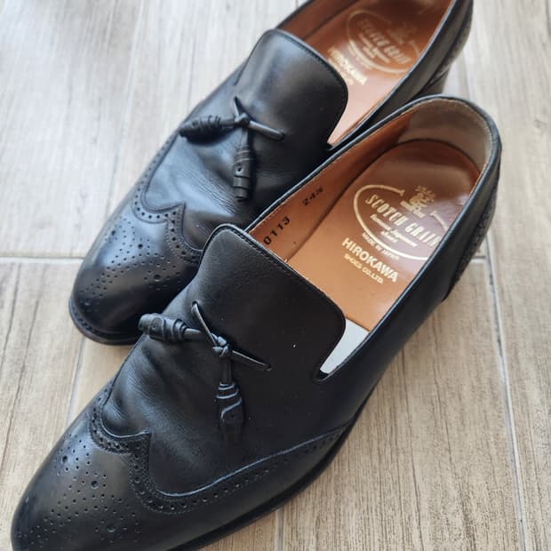 일본 스카치그레인 T0113 태슬로퍼 윙팁 (245) 발볼EEE