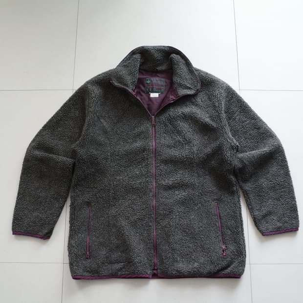 90s 엘엘빈 콜롬비아 쉐르파 딥파일 플리스 자켓 MADE IN USA