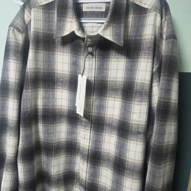 아틀리에 델디오 코튼 플란넬 체크 컴포트 셔츠