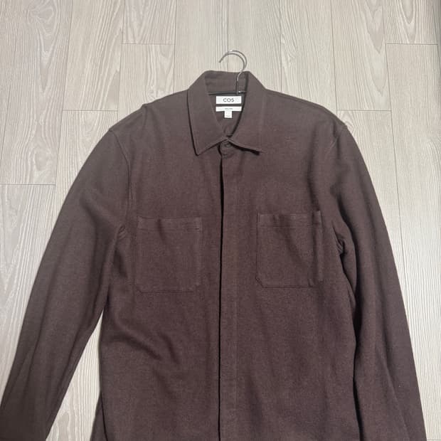코스 / 코튼 울 브라운 셔츠 / M