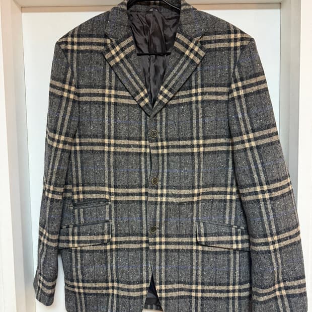 버버리 체크 자켓 