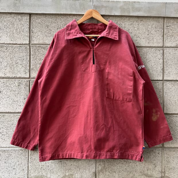 OLD VINTAGE ALL OCEAN FADED 프렌치피셔맨스목자켓