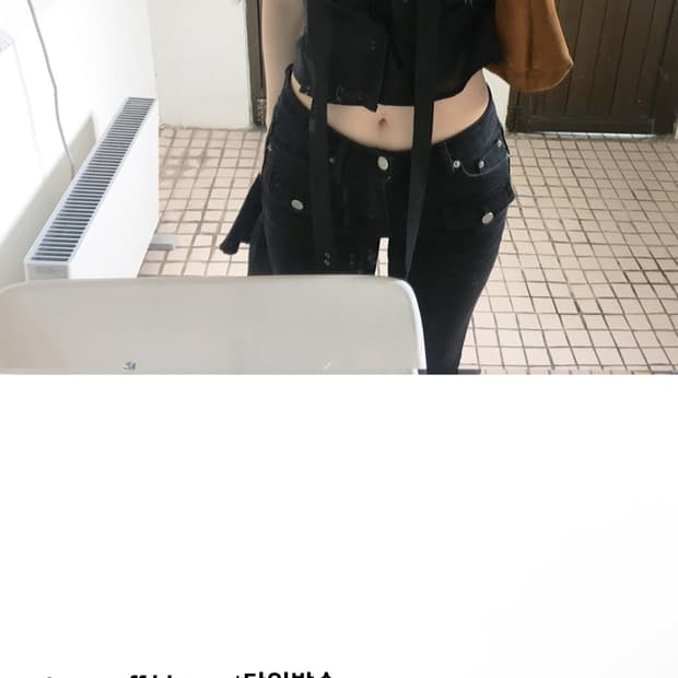 아워캐비넷 블라우스 