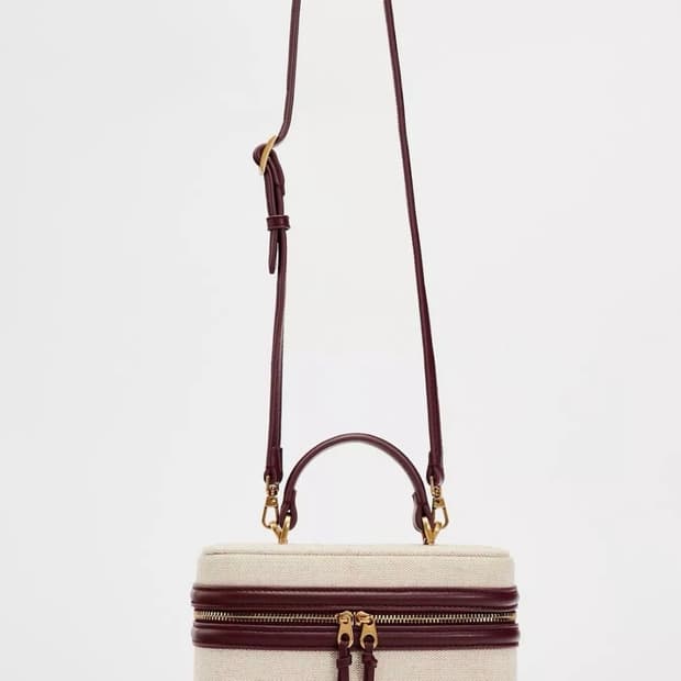 자라 하드백 버건디