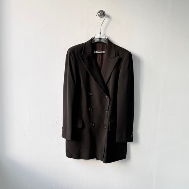 질샌더 플러스 90‘s 더블 테일러드 자켓 