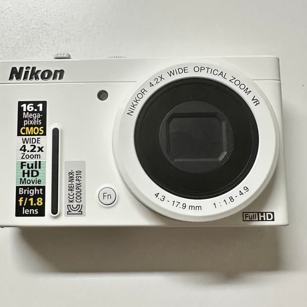 니콘 쿨픽스 Nikon COOLPIX P310화이트