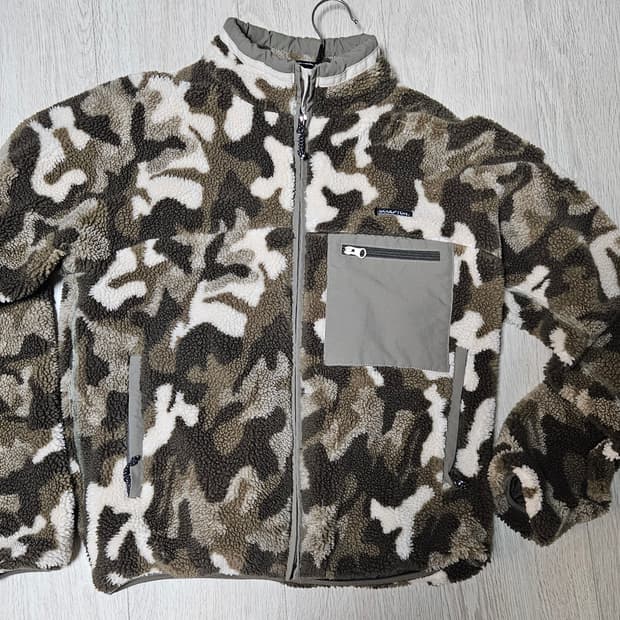 SCULPTOR 카모플라쥬  플리스 자켓 점퍼 m