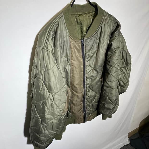 L-XL)오버핏 깔깔이 자켓 MA-1