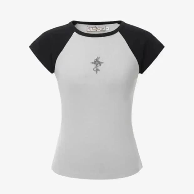 (새상품) 쓰리타임즈 하트 크로스티 그레이 S 쓰탐