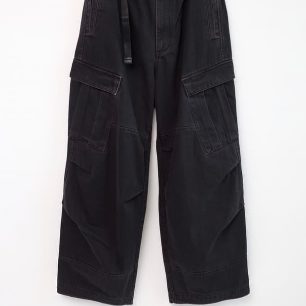 해칭룸 밀팬츠 워시드 다크 네이비