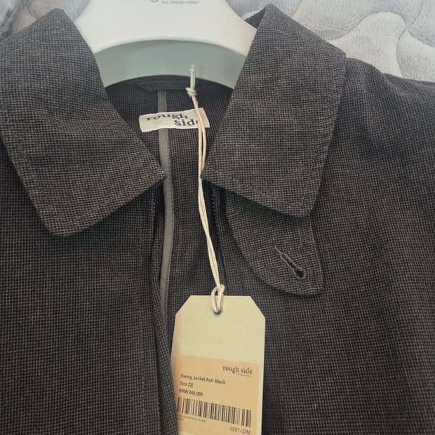 러프사이드 스윙자켓 애쉬블랙