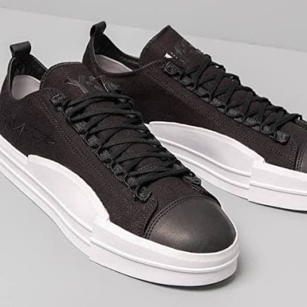 YUBEN LOW 요지 야마모토 아디다스 블랙 컨버스 스니커즈